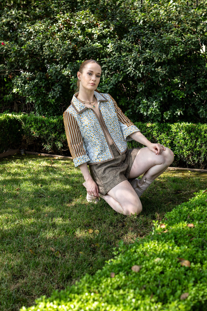 ReWeave x Rubelli - The Cropped Jacket - Puglia