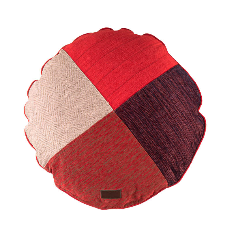 BFF Pet Pillow - Round - Red 03