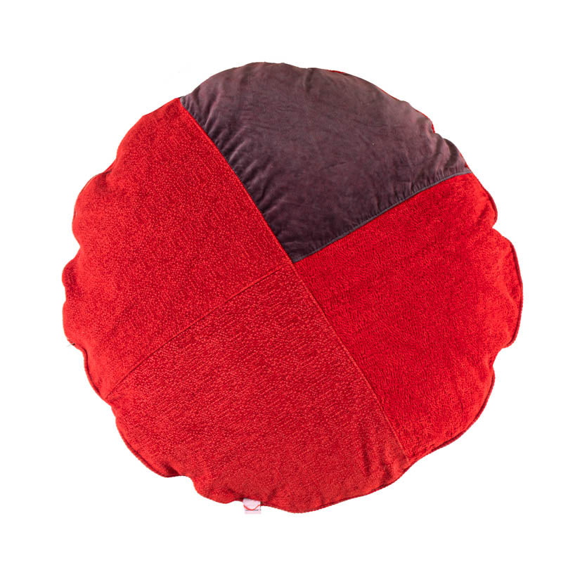 BFF Pet Pillow - Round - Red 04