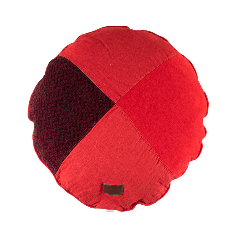 BFF Pet Pillow - Round - Red 04