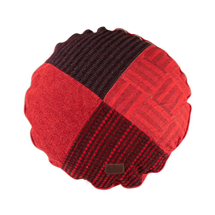 BFF Pet Pillow - Round - Red 05