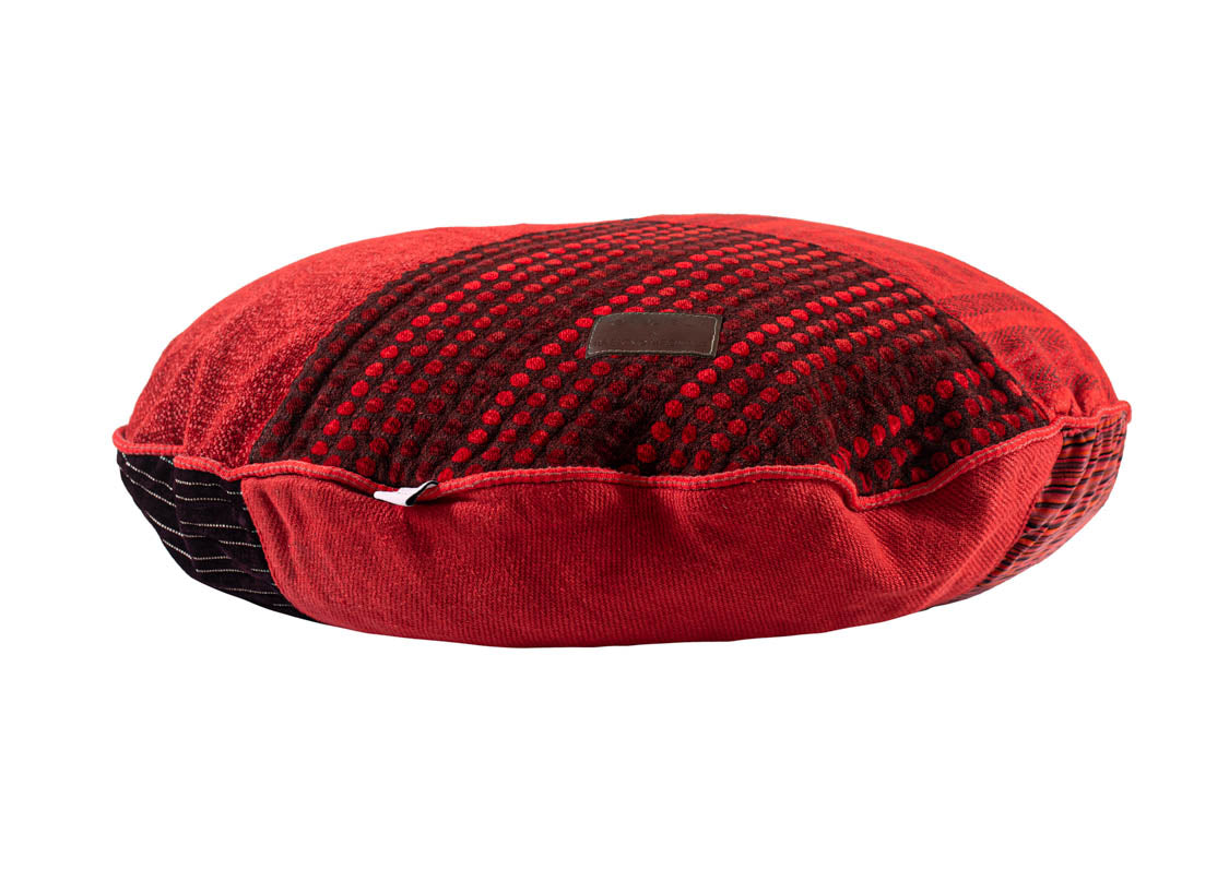 BFF Pet Pillow - Round - Red 05